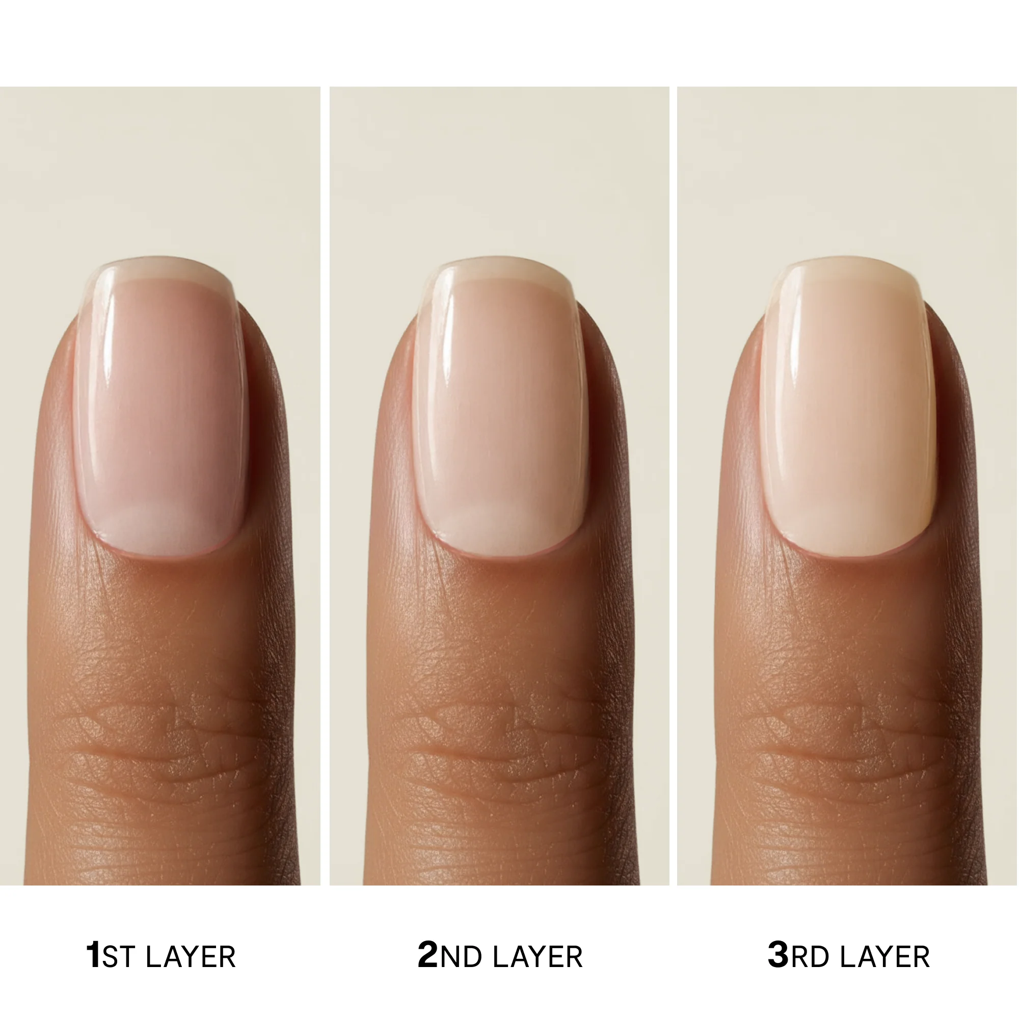 Lakier Silk Beige Active COOLNAILS GLOV – jedwabisty beż, wyrównuje koloryt paznokci - Image 4