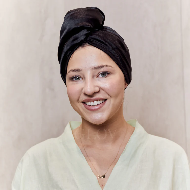 Superchłonny dwustronny turban do włosów - Image 7