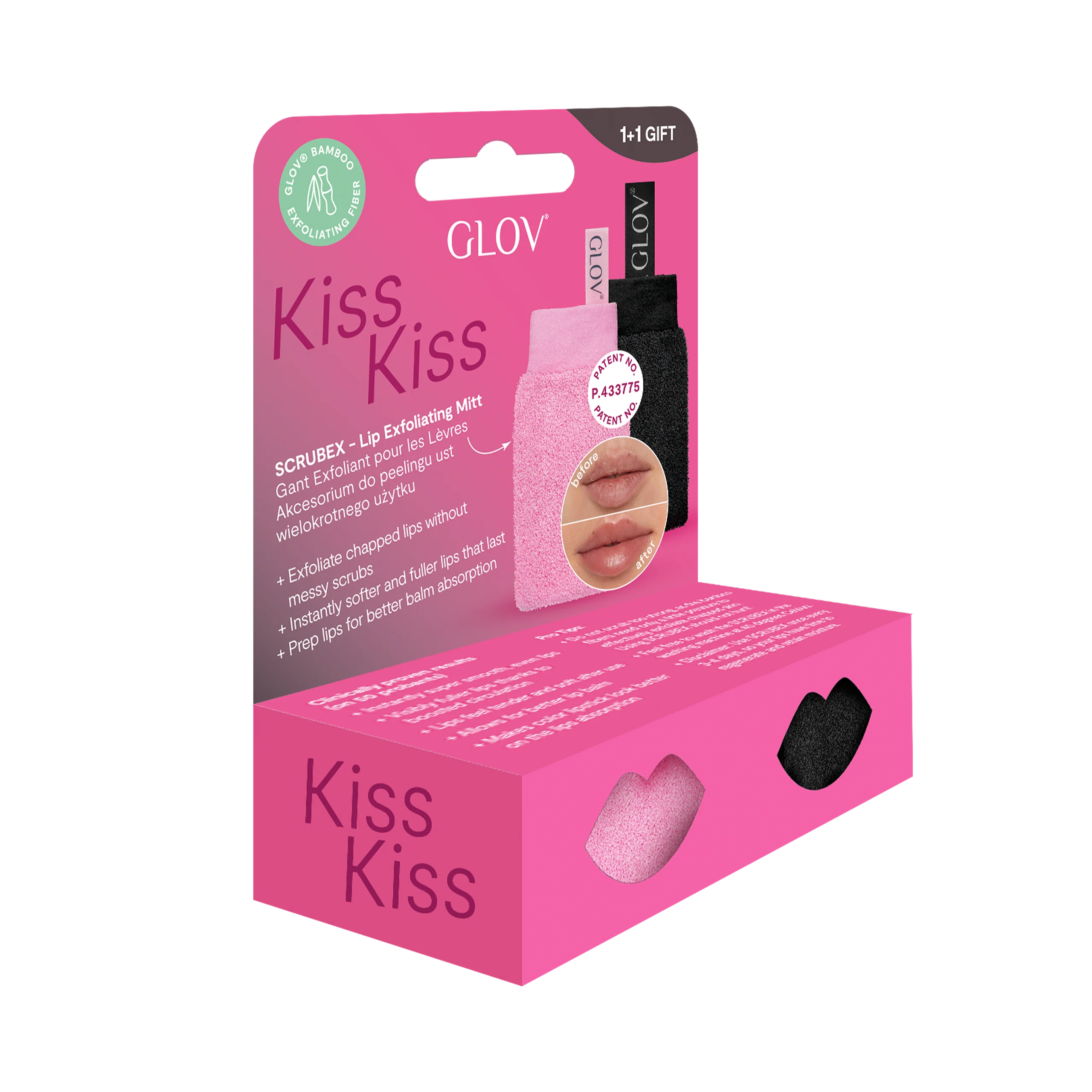 GLOV® Kiss&Kiss Set- Zestaw do peelingu ust - Image 4