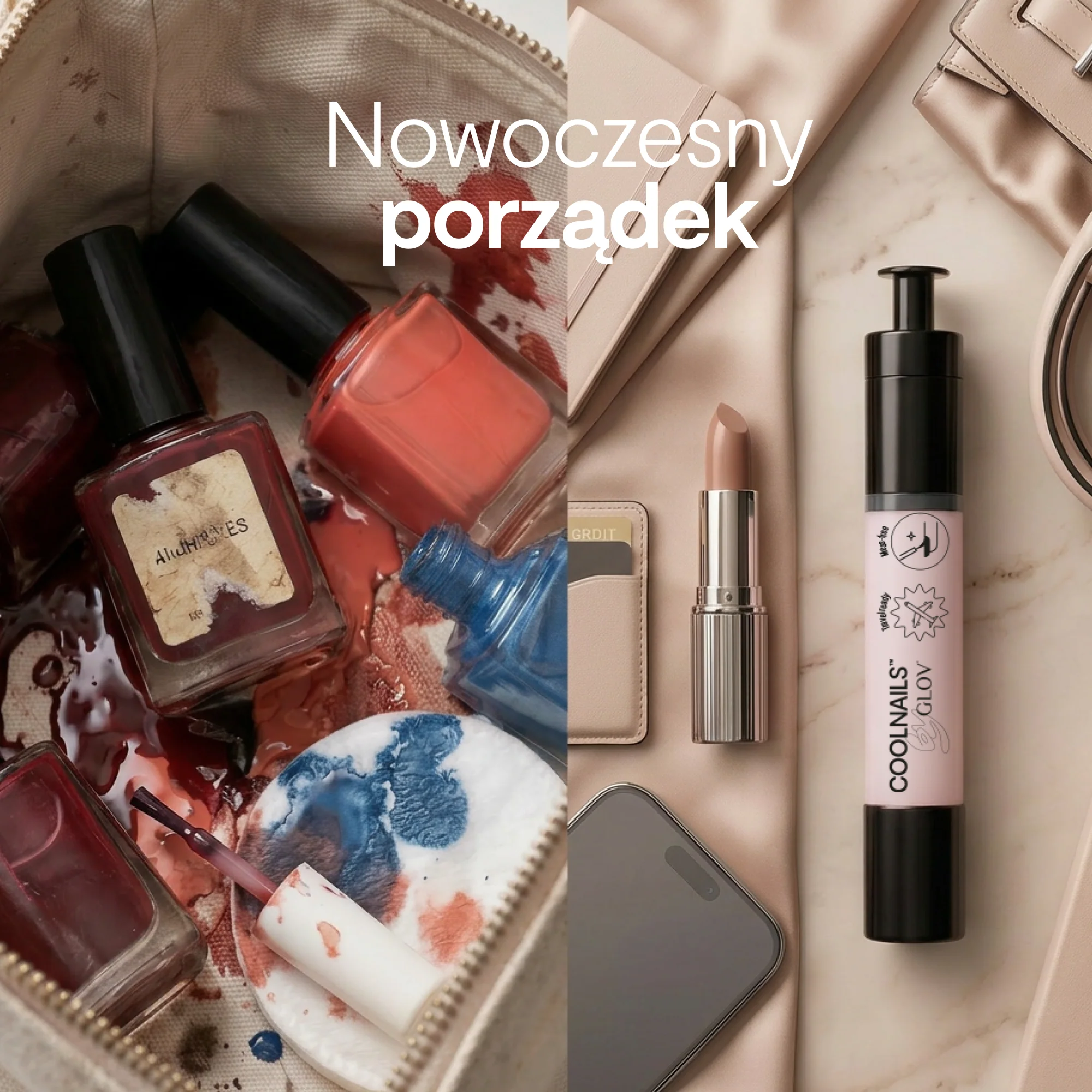 Klasyczny lakier Nude Rosewood COOLNAILS GLOV – spokojny, stonowany odcien różu - Image 8