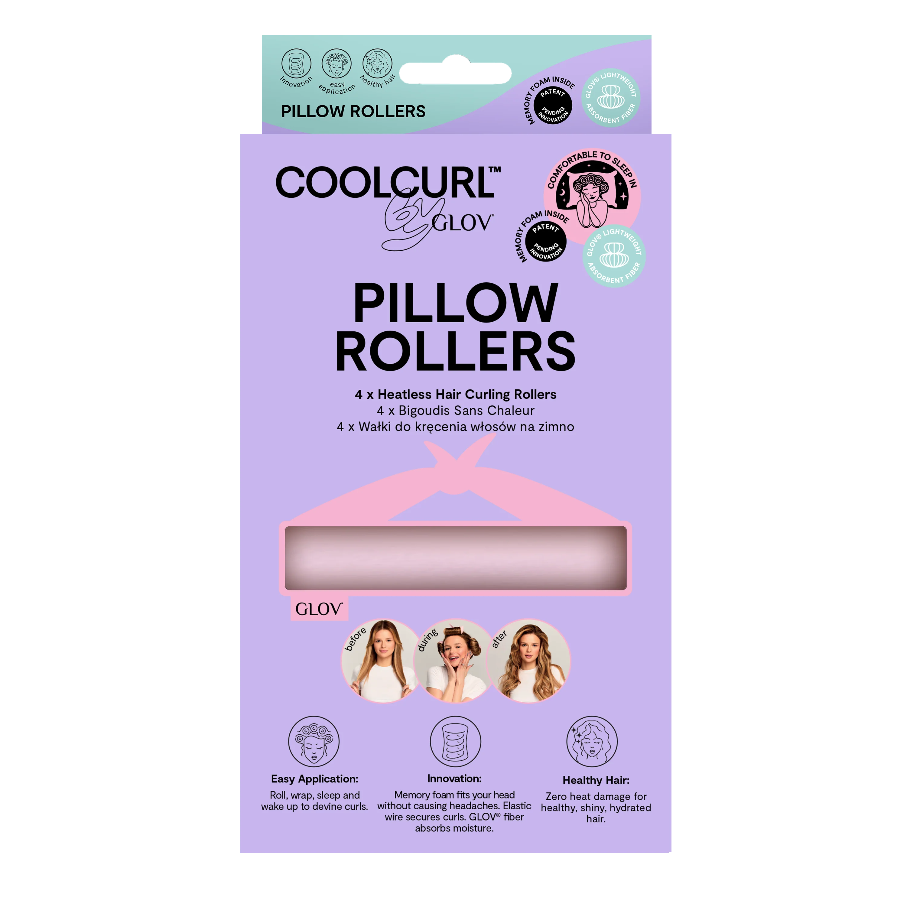 COOLCURL™  Pillow Rollers - Wałki do kręcenia włosów na zimno GLOV® - Image 14