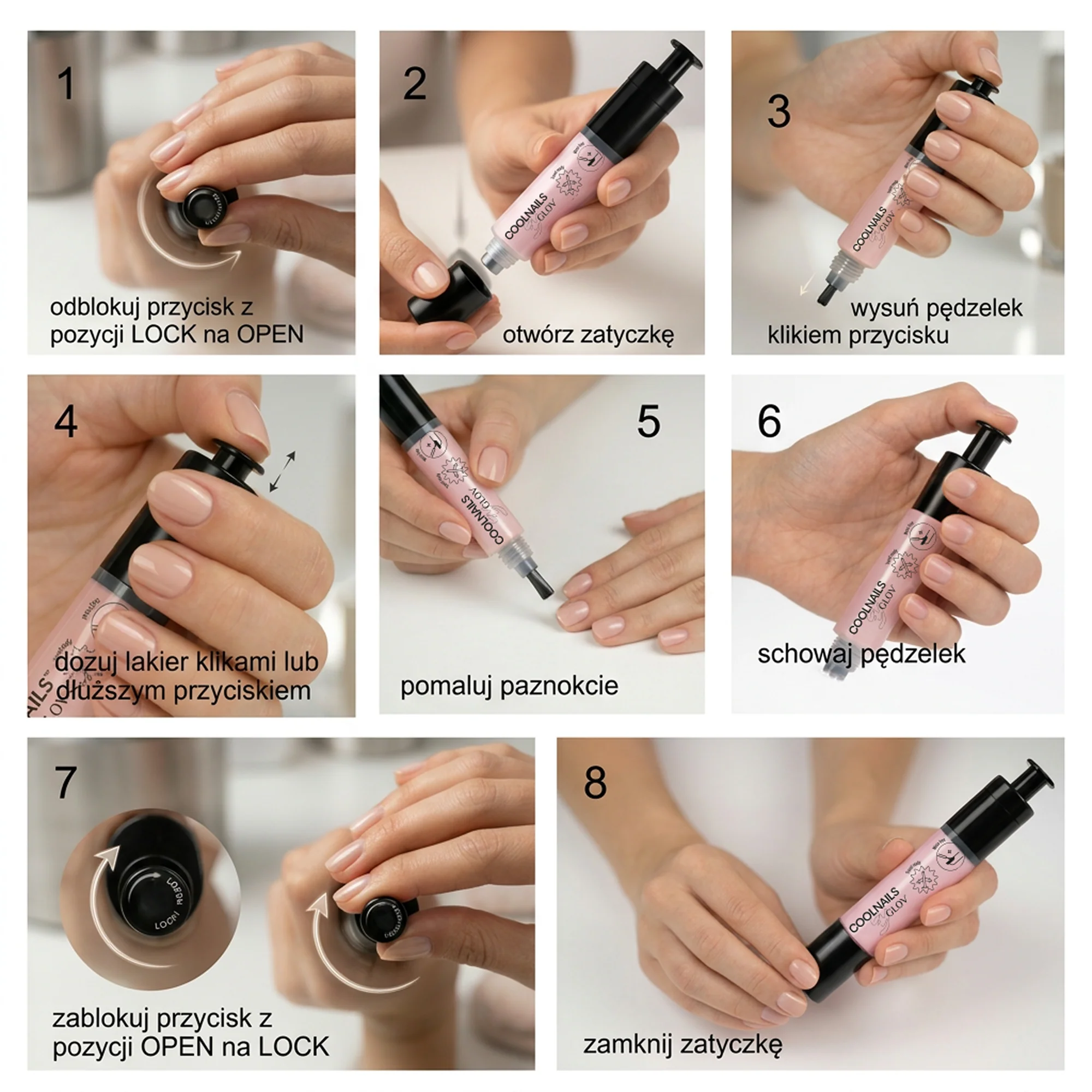 Klasyczny lakier Hologoddess COOLNAILS GLOV – wielowymiarowy odcień z holograficznym blaskiem - Image 5
