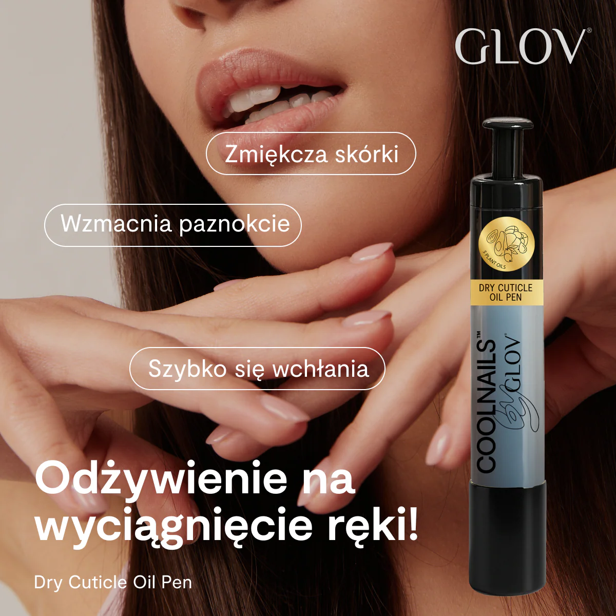 Luksusowy suchy olejek do skórek Dry Cuticle Oil Pen COOLNAILS - Image 7