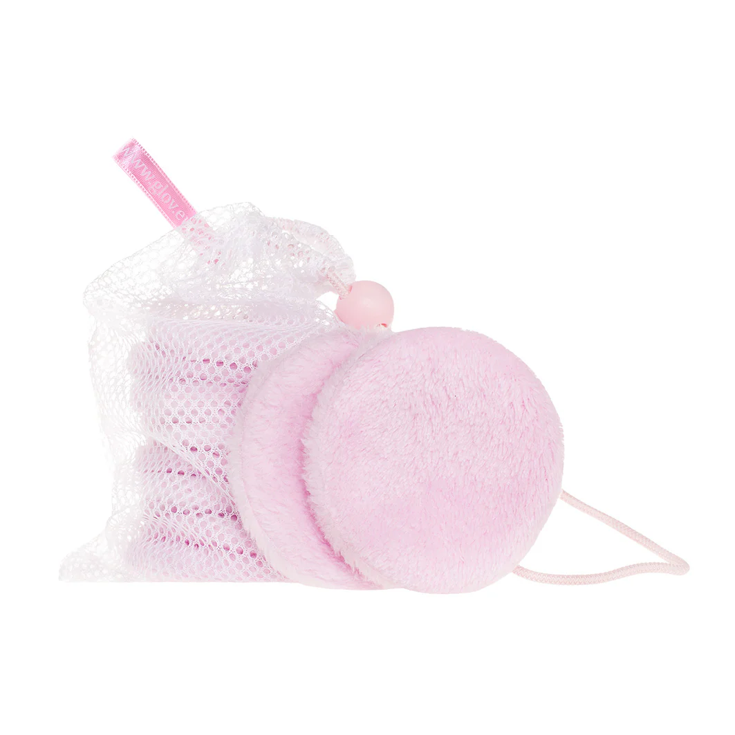 Moon Pads Set zestaw 10 płatków wielorazowego użytku w holograficznej kosmetyczce - Image 4