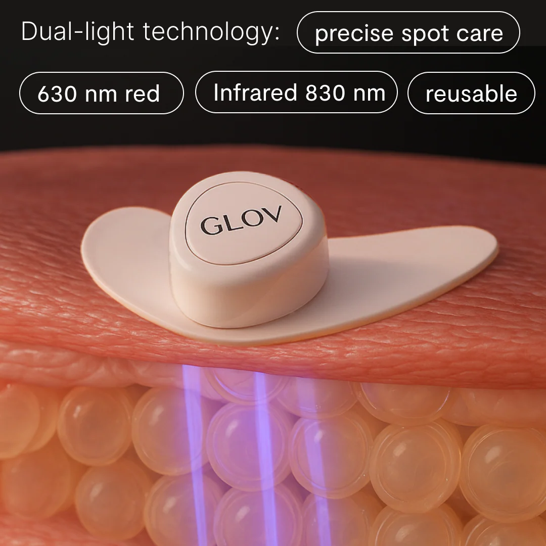 Płatki GLOV LED LUNA EYE z etui ładującym dla rozświetlonej i odświeżonej okolicy oczu - Image 6