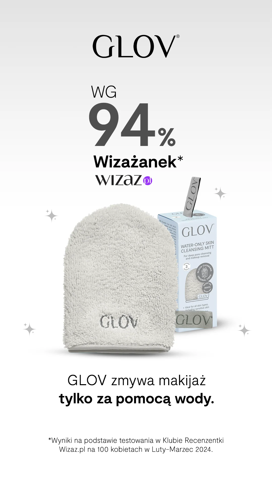 WIELOPAK 3 sztuki Rękawiczka do demakijażu i oczyszczania twarzy GLOV - Image 10
