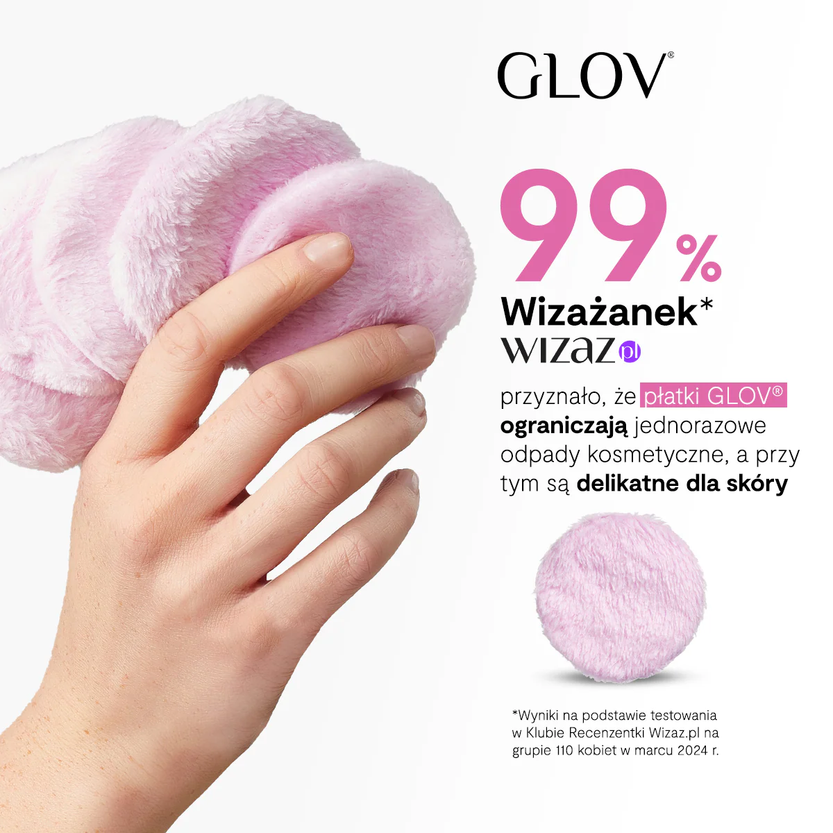 Wielorazowe płatki kosmetyczne do demakijażu GLOV® - Image 6